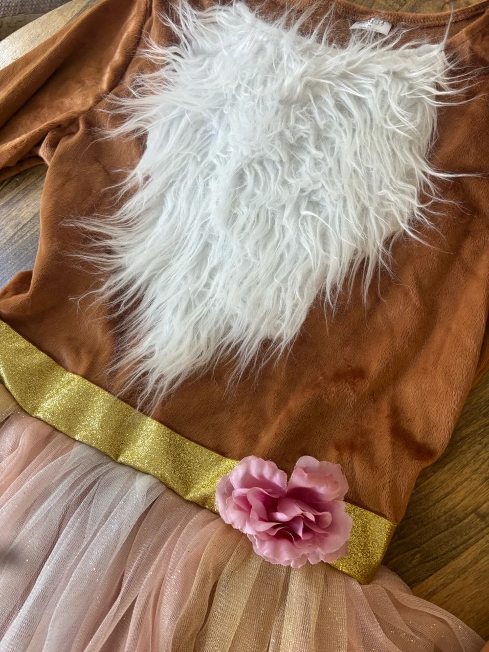 Girls Glimmer Fox Halloween Costume Size XL